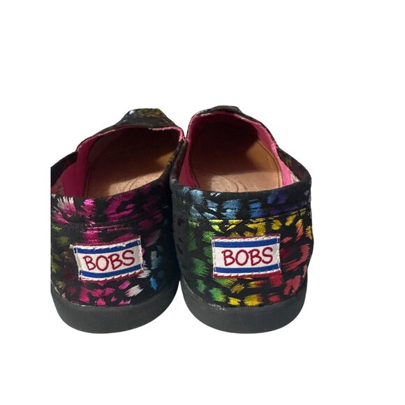 Bobs Womens W10 Multi-Color Slip-On Shoes - Picture 4 of 6
